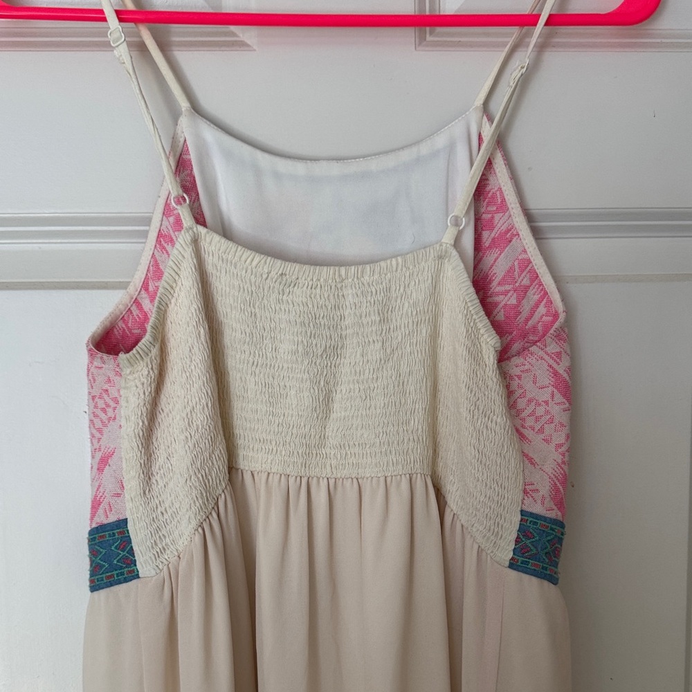 Flying Tomato Pink and Cream Maxi Dress - Picture 5 of 7